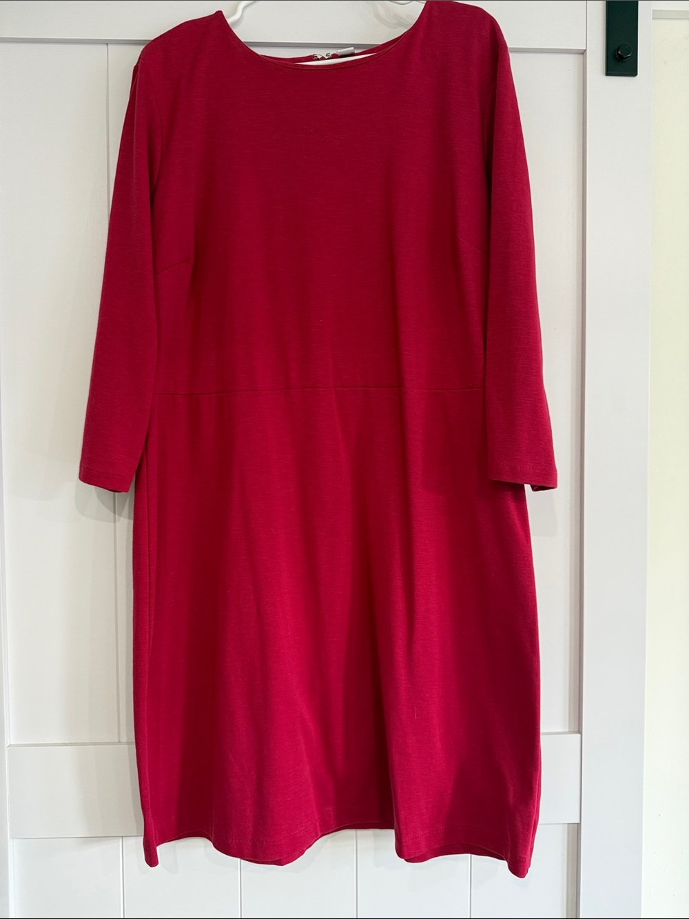 Old Navy Raspberry Long Sleeve A-Line Dress